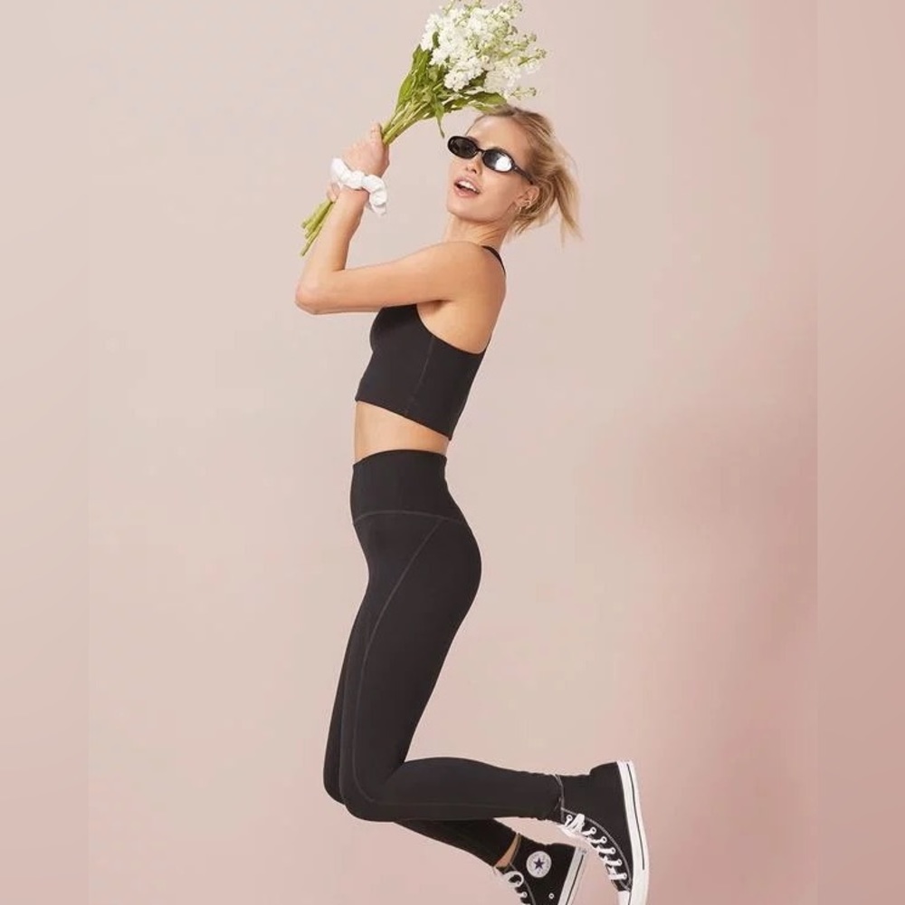 Girlfriend Collective high waisted compression leggings black ✨